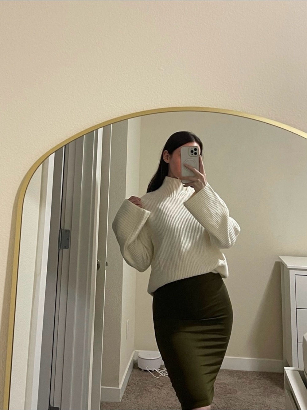 Green Pencil Skirt